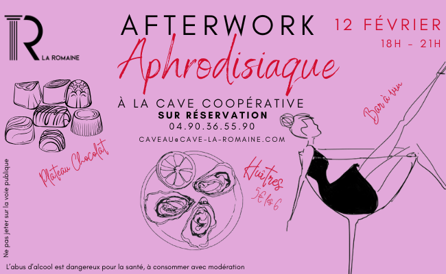 AFTERWORK Aphrodisiaque mercredi 12/02/2025